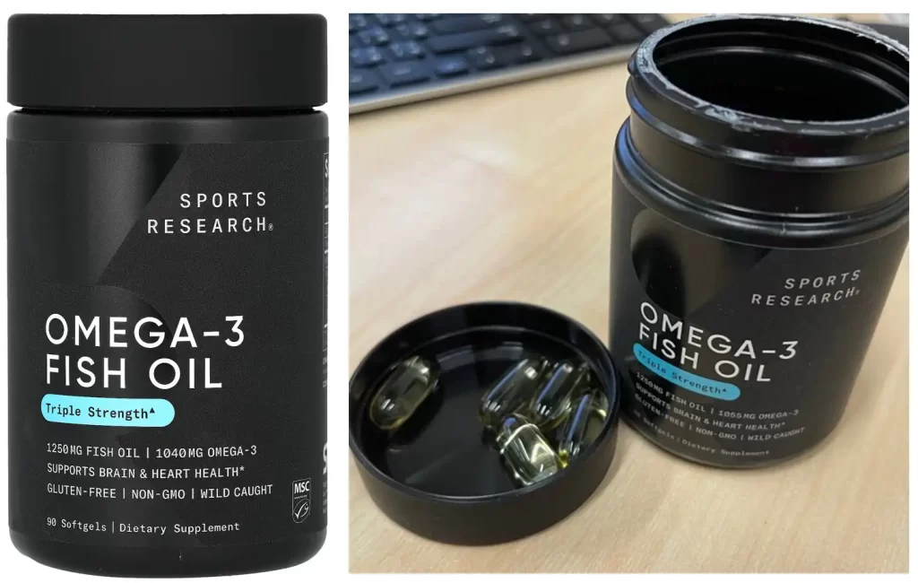 sports research omega 3 fish oil